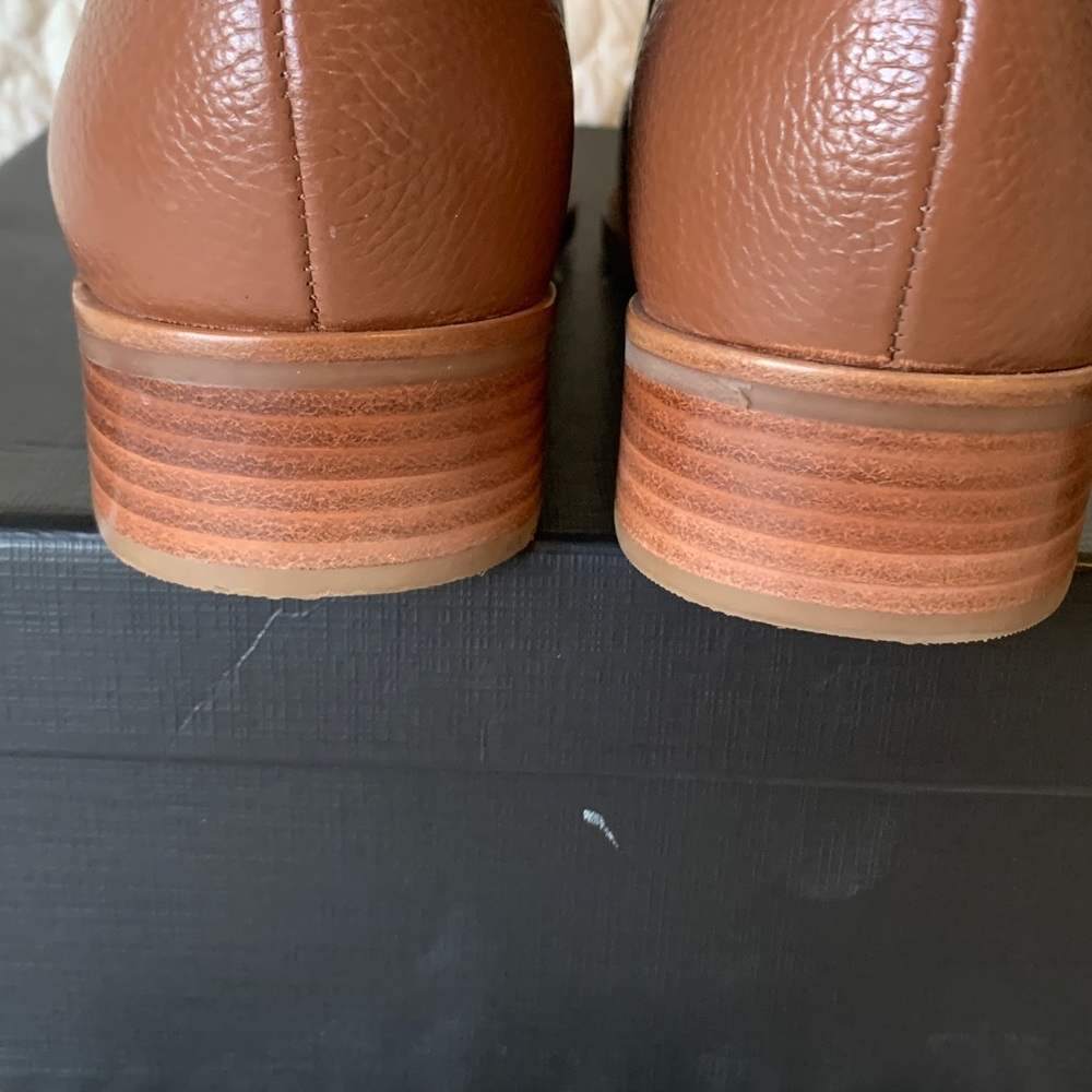 Talbots pebbled leather ankle booties size 8.5 - Picture 10 of 15